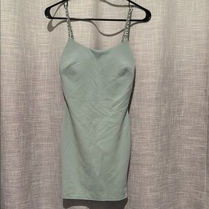 Iris Mint Green Spaghetti Strap Dress